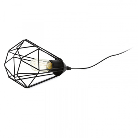 Eglo Лампа настольная TARBES, 1x60W (E27), Ø175, сталь, пластик, черный 94192