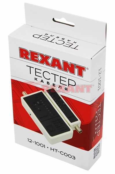 Купить Тестер Кабеля RJ-45 + BNC 5248 Rexant 12-1001