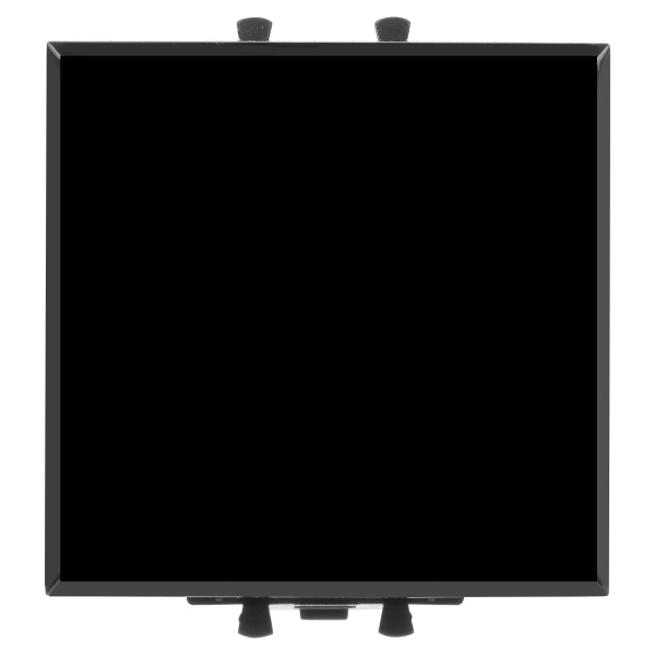 DKC Инвертор одноклавишный модульный, "Avanti", "Черный квадрат", 2 модуля