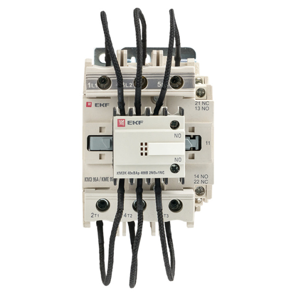 Купить EKF PROxima Контактор для конденсатора КМЭК 40квар 400В 2NО+1NC