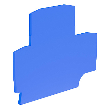 DKC Крышка для двухуровневой клеммы на 4 кв.мм. синяя ZEFD401BL