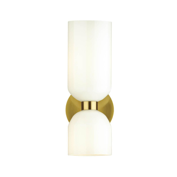 Odeon Light 4798/2W MIDCENT ODL21 213 бронзовый/белый Бра с выкл. E14 2*60W ORINOCO