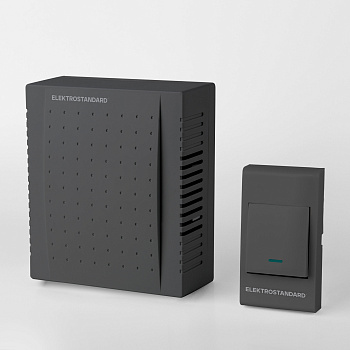 Elektrostandard DBQ26M WM 1M IP44 / звонок электрический бытовой (дверной) / Чёрный a055432