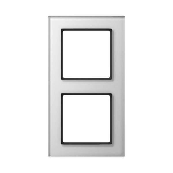 JUNG A creation Стекло Белое Рамка 2-ая AC582GLWW