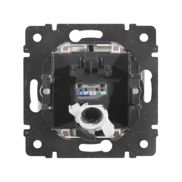 Купить Legrand Valena Бел Розетка комп(RJ45) 1-ая 5кат.крепление винт.(без лапок) 774238