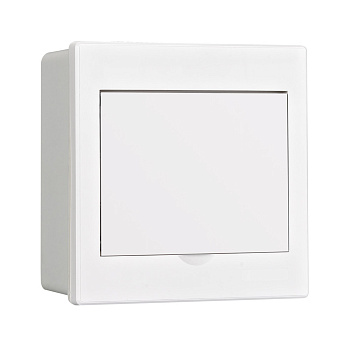 Dekraft Корпус пласт. навесной бел. дв. 1 ряд 6 мод. IP41 ЩРН-П