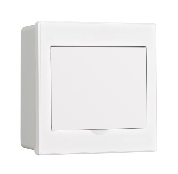 Dekraft Корпус пласт. навесной бел. дв. 1 ряд 6 мод. IP41 ЩРН-П