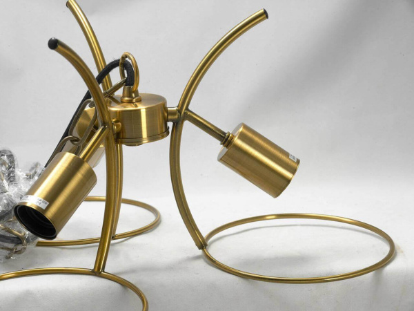 Купить Lussole LOFT Металл Бронзовый /  Стекло Подвес E27 60W LSP-9556