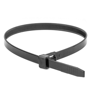 DKC Хомут P6.6 многоразовый, черный 7,6x200