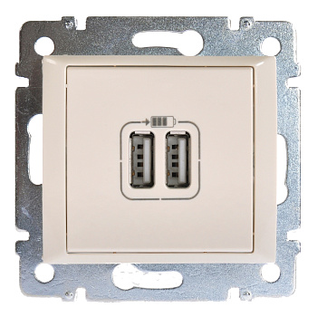 Legrand DIY Valena Слоновая кость Розетка 2-ая USB 694372