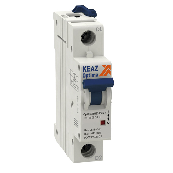 КЭАЗ Расцепитель минимального и максимального напряжения OptiDin ВМ63-РММН