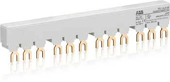 ABB Разводка шинная 3-фазн. PS1-4-0-65 до 65А для 4-х автоматов типа MS116, MS132, MS132-T, MO132 без доп. контактов 1SAM201906R1104
