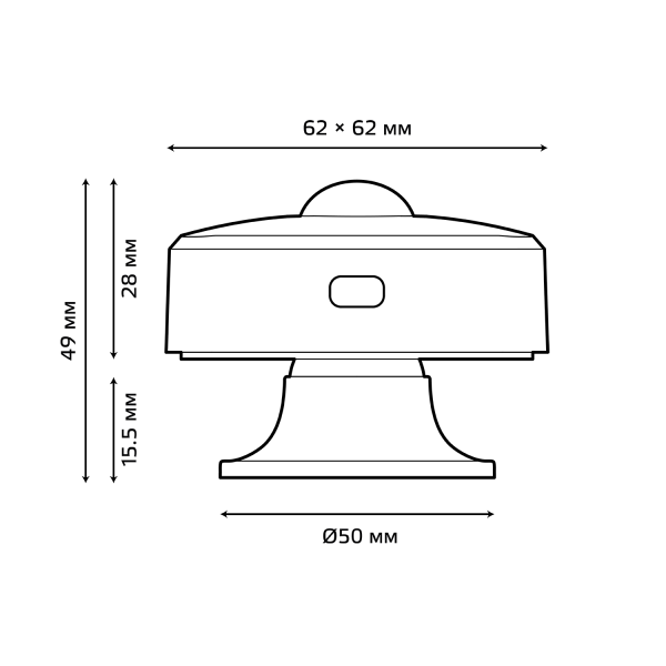 Купить Gauss Датчик движения электронный Smart Home 1,5W 3V Wi-Fi 3м 120° 4010322