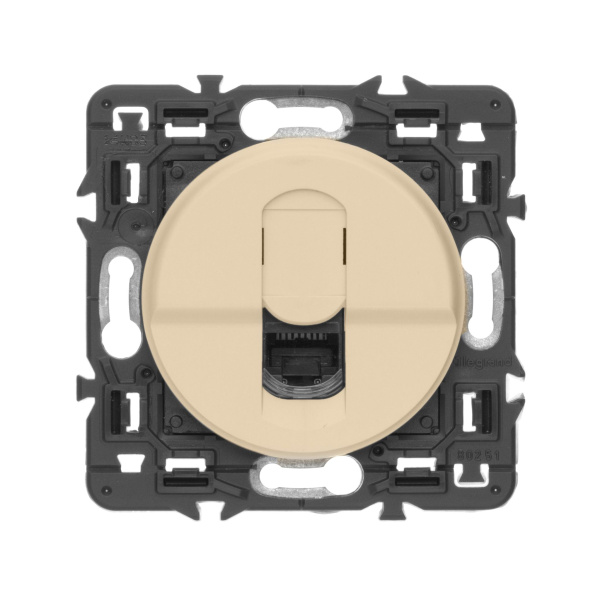 Купить Legrand Celiane Беж Накладка компьютерной 1-ой розетки 066235