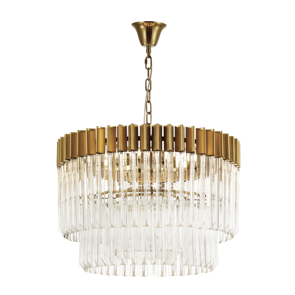 Купить Odeon Light 4675/8 ODL20 424 бронзовый/прозрачный Люстра E14 8*40W 220V MORIA