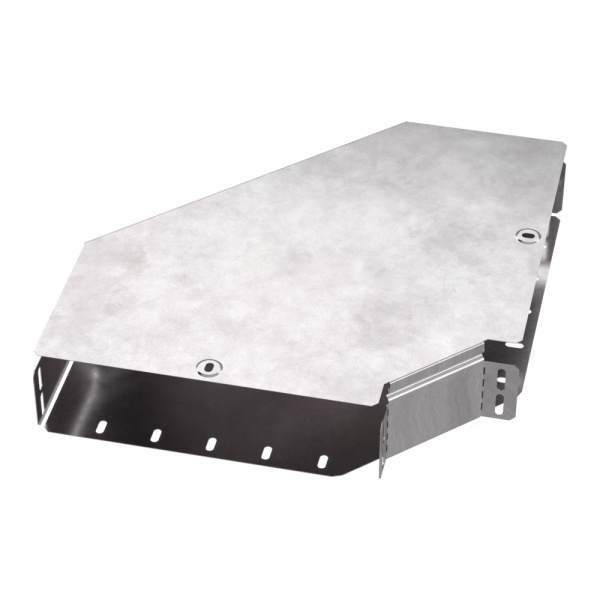 Промрукав Угол горизонтальный 90 градусов с крышкой Стандарт 300х80 PR16.0421