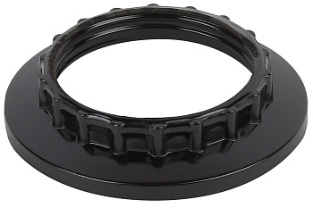 ЭРА ACS KLC-E27-BAK-BL-IND Черный Кольцо для патрона E27 бакелит