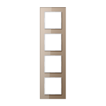 JUNG A creation Стекло Шампань Рамка 4-ая AC584GLCH