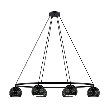 Eglo 98456 Подвес CANTALLOPS, 6х40W (E14), L1150, B520, H1100, сталь, черный