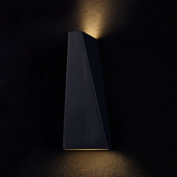 Купить Maytoni Outdoor Times Square Черный Бра LED 380Lm 6W O580WL-L6B