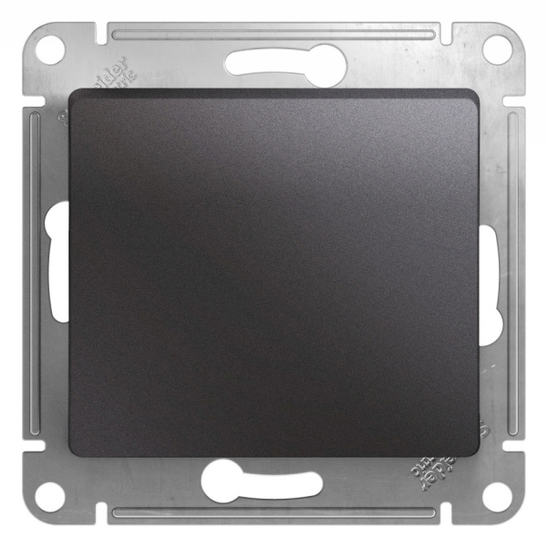 Systeme Electric Glossa Графит Выключатель 1-клавишный, сх.1, 10AX