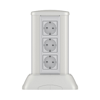 DKC Миниколонна алюминиевая 0,25 м, цвет светло-серебристый металлик