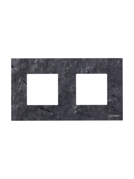 Купить ABB NIE Zenit Сланец Рамка 2-я 2+2 мод 2CLA227200N2201