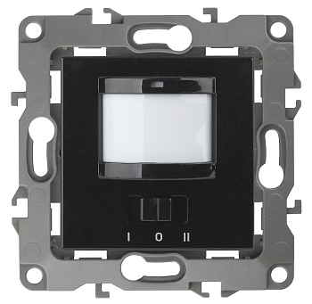 ЭРА 12-4103-06 Датчик движения 2-проводной, 180-240В, 200Вт, IP20, 12, Чёрный