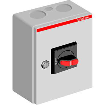 ABB OTR63B4M Рубильник в боксе до 63A 4-полюсный, 4хМ32+2хМ16 1SCA022568R1830