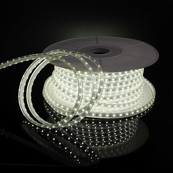 Elektrostandard LS014 220V/ Лента светодиодная 220V 8W 60Led 2835 IP65 6500 холодный белый, 50 м a053638