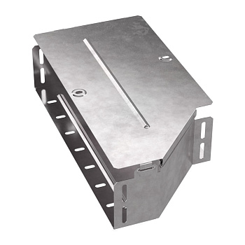 Промрукав Переходник левый с крышкой Стандарт 400х300х100 PR16.0687