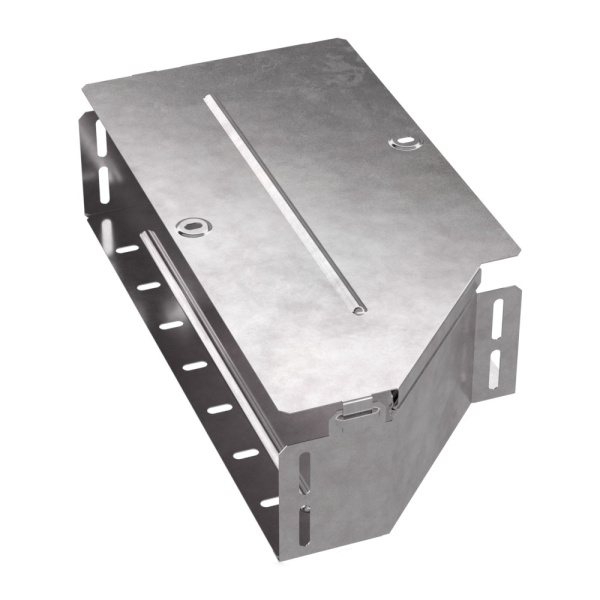 Промрукав Переходник левый с крышкой Стандарт 400х300х100 PR16.0687