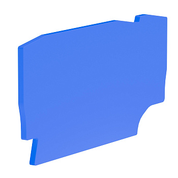 DKC Крышка для клеммы 3 точки подключения на 2,5 кв.мм. синяя ZEFC211BL