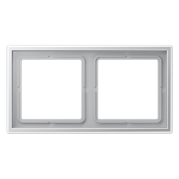 JUNG Алюминий Рамка 2-постовая LSZAL982BF