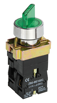 IEK LAY5 Переключатель LAY5-BK2365 2 положения зеленый