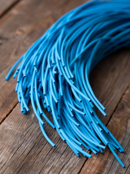 Купить EKF PROxima Термоусаживаемая трубка ТУТ нг 6/3 синяя в отрезках по 1м