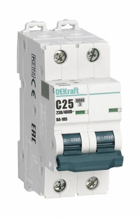 Dekraft Автоматический выключатель ВА105-2P-050A-C 13170DEK