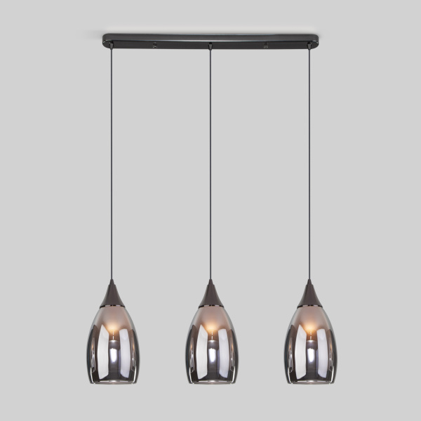 Купить Eurosvet Подвесной светильник со стеклянными плафонами 50285/3 черный жемчуг a056840
