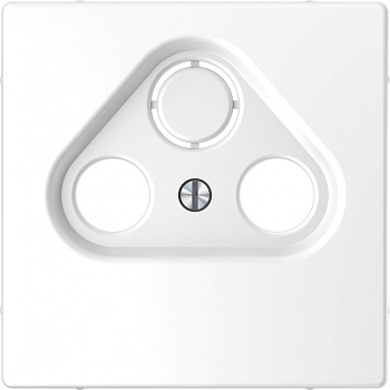 SE Merten D-Life Белый Лотос Накладка центральная TV розетки, 2/3 отверстий MTN4123-6035