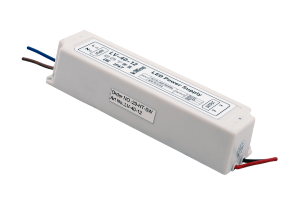 SWG Блок Питания для ленты IP 67 пластик 40 W, 12V LV-40-12