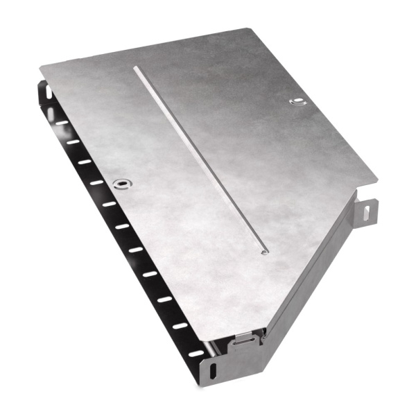 Промрукав Переходник левый с крышкой Стандарт 600х400х50 PR16.0703