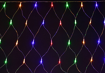 IEK Гирлянда сеть 1,5х1,5 160RGB IP20 прозрачный 230В кон. 8