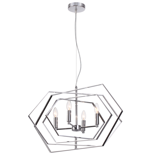 Купить Odeon Light 4664/4 ODL20 279 хром Люстра E14 4*40W 220V STOLLA