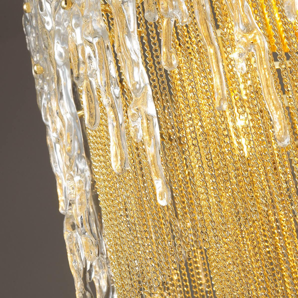 Купить Odeon Light 4634/1W ODL20 475 золото/стекло/металл.цепочки Бра E14 1*40W 220V BRITA