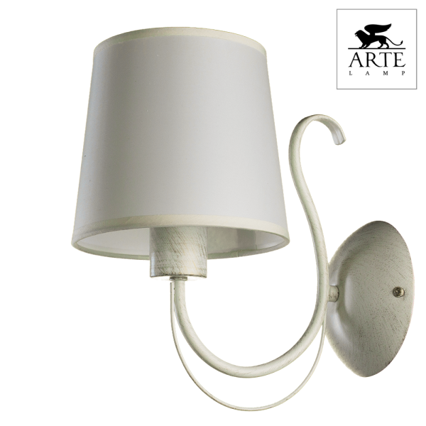 Купить Arte Lamp Orlean Золото/Белый Бра 40W E27 A9310AP-1WG