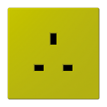 JUNG Накладка для механизма розетки арт. 3521EINS дюропласт Les Couleurs® Le Corbusier LC2521P4320F