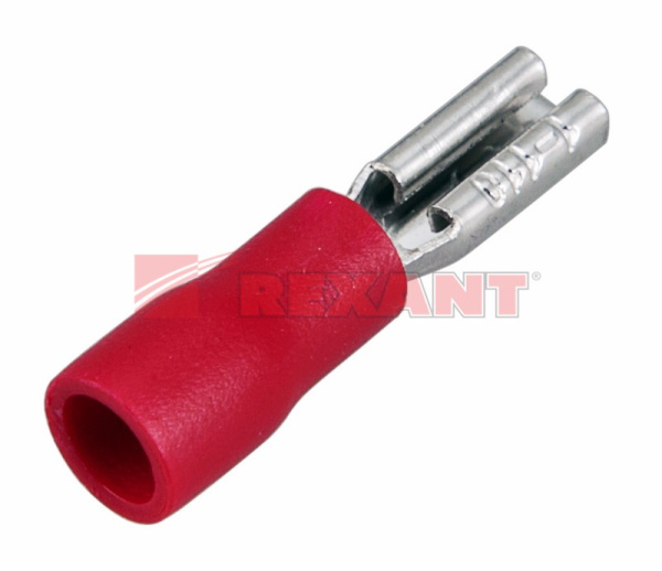 Купить Клемма плоская изолированная гнездо - 3.8мм 0.5-1.5мм² (РПи-м 1.5-(2.8) / РПИм 1,25-250) Rexant 08-0411