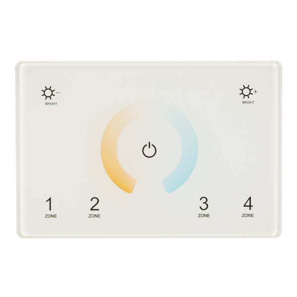 Купить Arlight Панель Sens SMART-P81-MIX White (230V, 4 зоны, 2.4G) (IP20 Пластик, 5 лет) 028400