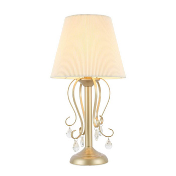 Evoluce SL177.204.01 Настольная лампа Золото/Белый E14 1*40W