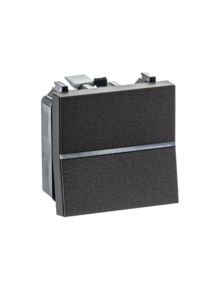 Купить ABB NIE Zenit Антрацит Переключатель 1-клавишный 2 мод 2CLA220200N1801